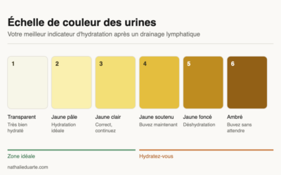 Urines foncées après un drainage lymphatique : déshydratation ou détox ?